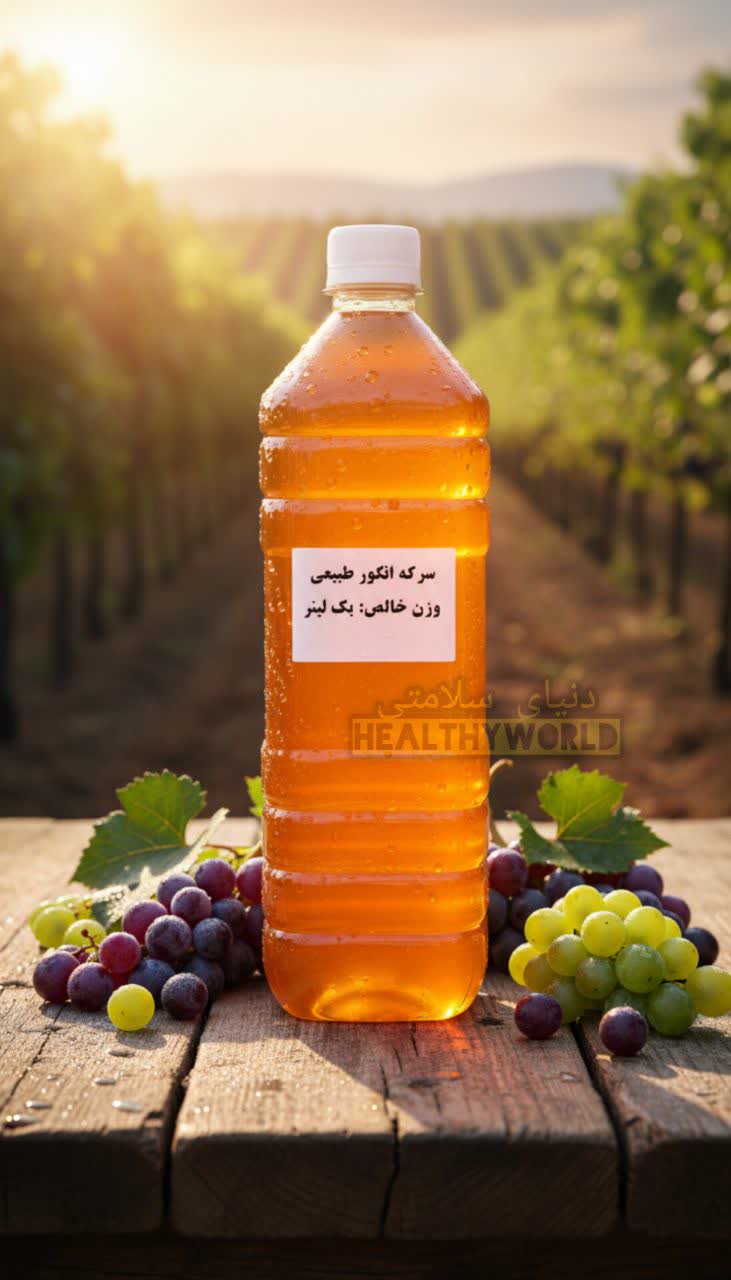 سرکه انگور طبیعی یک لیتری - تصویر 2