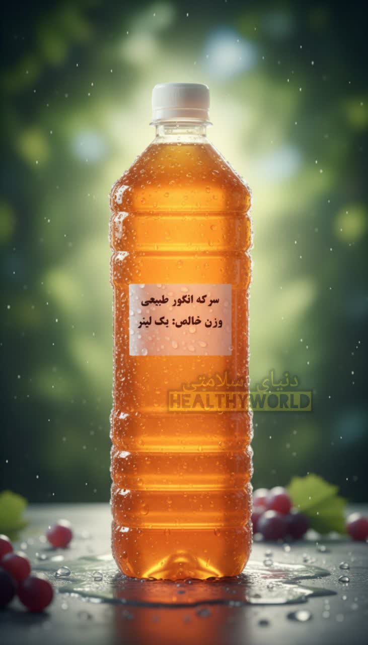 سرکه انگور طبیعی یک لیتری - تصویر 4