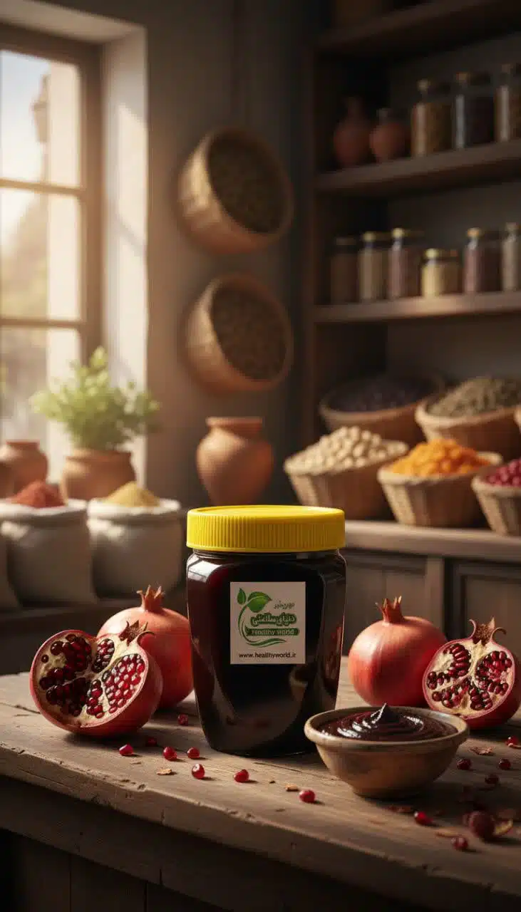 رب انار گوشتی ملس خانگی یک کیلو - Image 2