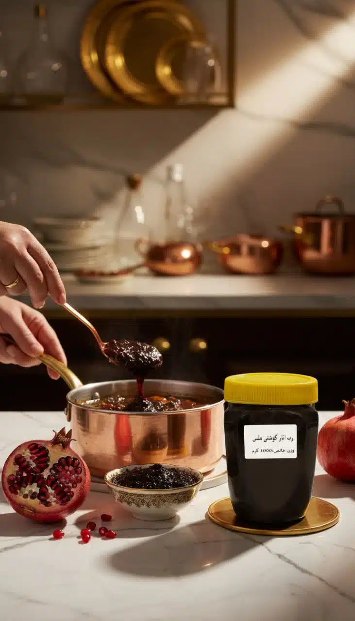 رب انار گوشتی ملس خانگی یک کیلو - Image 4