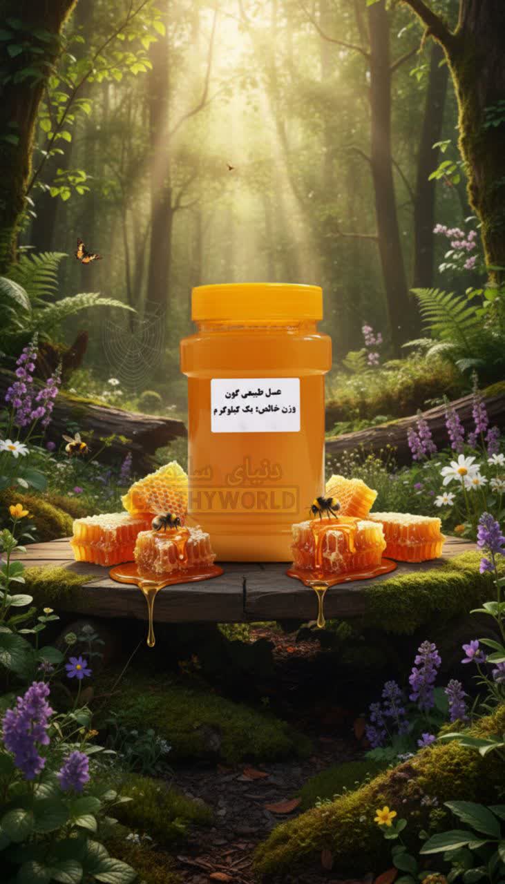عسل طبیعی گون یک کیلو - Image 2
