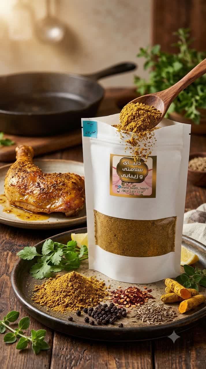 ادویه مخصوص مرغ 100گرمی - Image 2