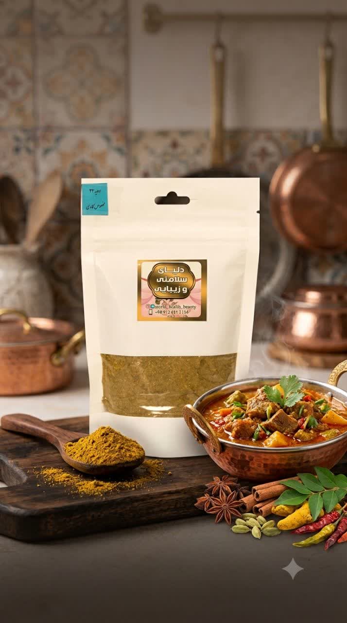 ادویه مخصوص کاری 100گرمی