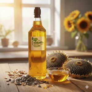 روغن آفتابگردان طبیعی یک لیتری